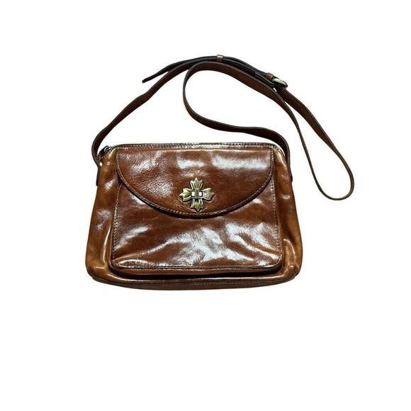 Patricia Nash Salina Crossbody Leather Bag Purse Vintage Distressed Collection - Picture 14 of 16
